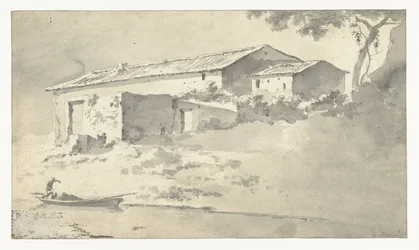 Casa en un paisaje del sur