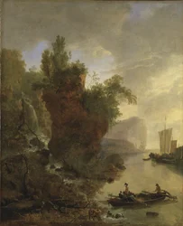 Bahía con una costa rocosa