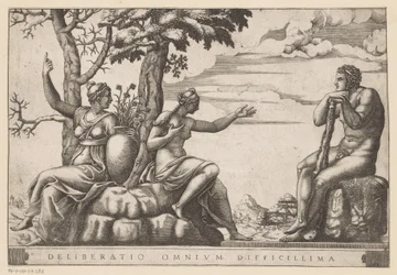 Hércules op de tweesprong La decisión más difícil de todas (título sobre objeto)