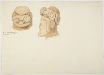 Figura de arcilla o piedra de Tiahuanaco (Tiwanaku), Bolivia