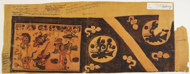 Diseño de una olla de Honduras Británica (Belice), Yucatán
