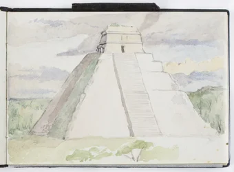 Cuaderno de bocetos de dibujos y notas, México y Europa