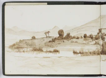 Cuaderno de bocetos de acuarelas, dibujos y notas, México, 1896-1898