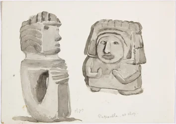 Figuras de piedra en Papantla, México