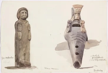 Figuras de piedra de Malinalco, Toluca, México