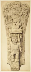 Relieve de piedra de Veracruz, México