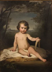 Niño San Juan (óleo sobre lienzo)