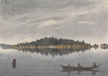 Deer Island, Beaver Harbour, Isla de Vancouver, 15 de julio de 1851 [Canadá]".
