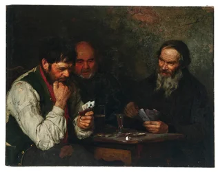 Adolph Böhm, jugador de cartas