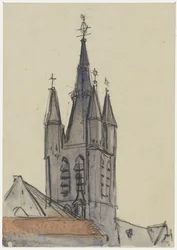 Torre de la Iglesia Vieja de Delft