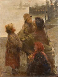 Recordar la momia Pintura de Adolfo Ferraguti Visconti (1850-1924) 1903 Colección particular