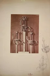 Espadas de hierro y plata