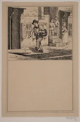 El borracho. No. 3 en Chr. Winther y M. Rørbye, "25 imágenes para niños pequeños"