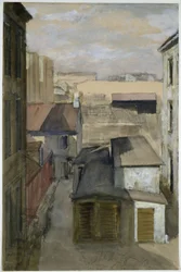 Vista desde la ventana en Luisenstraße 24