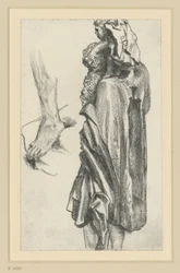 San Cristóbal, del maestro de los apóstoles de Freiberg, en Dresde