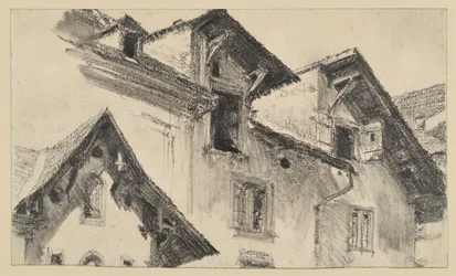 frontones de las casas