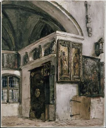 Interior de la iglesia del monasterio de Berlín