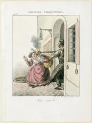 «¡Aparta la cabeza!». De: Escenas populares de Leipzig