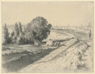 Boceto para el cuadro «El ferrocarril Berlín-Potsdam»