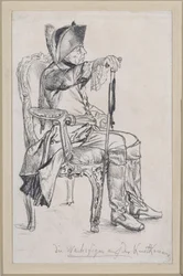 Figura de cera de Federico II (figura completada por Schadow) para la Cámara Real de Arte