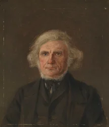 Anciano, estudio de retrato