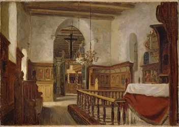 Interior de la iglesia de Voss
