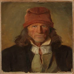 Retrato de un agricultor de Vossevangen