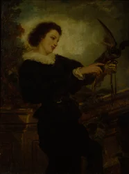El cetrero (óleo sobre lienzo)