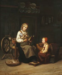 La madre que enseña