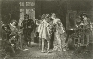 Conocedores en el estudio de Rembrandt