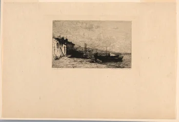 Cabaña de pescadores (Costas de Italia)