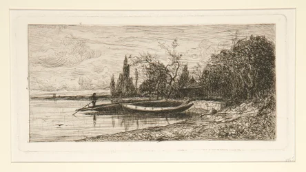 junto al lago