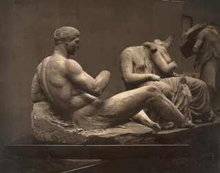 Esculturas del Partenón, Museo Británico, c. 1870s