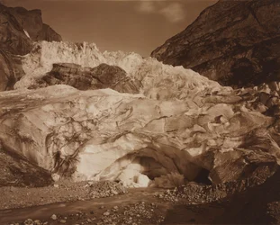 Suiza. Grindelwald, Glaciar Superior, Fuente del Lutschine, 1875-1877