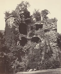 La torre explotada, Castillo de Heidelberg, c. 1865