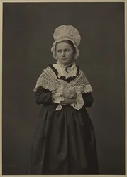 Woman in Lorraine Dress