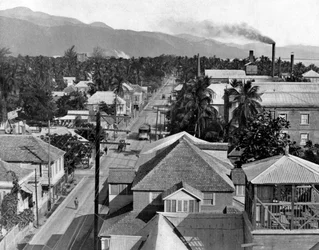 Calle Harbour este, Kingston, Jamaica, c. 1905