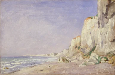 Acantilados cerca de Dieppe, 1862