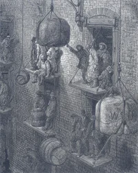Almacenamiento en la ciudad, 1872
