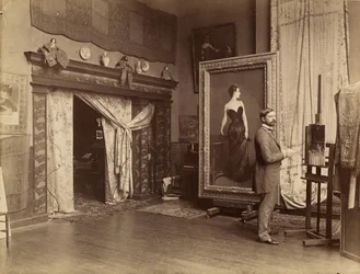 John Singer Sargent en el taller