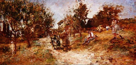 Paisaje en Ganagobie, 1872