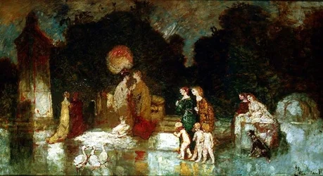 Escena en el parque