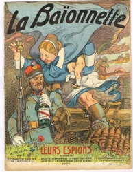 Portada de La Baionnette, Satirique en Colours