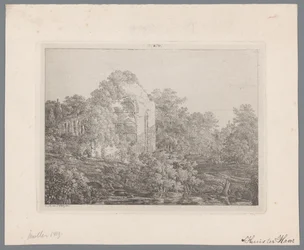 Vista de las ruinas del castillo de De Haar