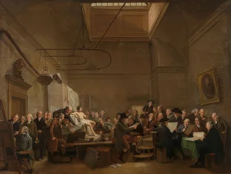 La sala de dibujo de la sociedad Felix Meritis