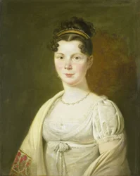 Retrato de Wilhelmina Maria Haack (1786-1857), cuarta esposa de Gerrit Verdooren