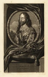 Retrato del rey Carlos I de Inglaterra