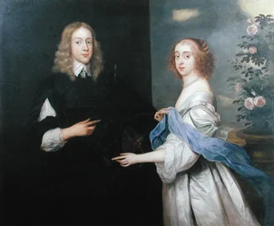 Jan van Hesse y su hermana Margaret (d.1710)