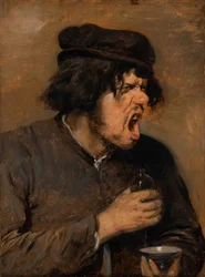 La poción amarga, c.1636-38 (óleo sobre roble)