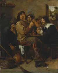 Los Fumadores, c.1636